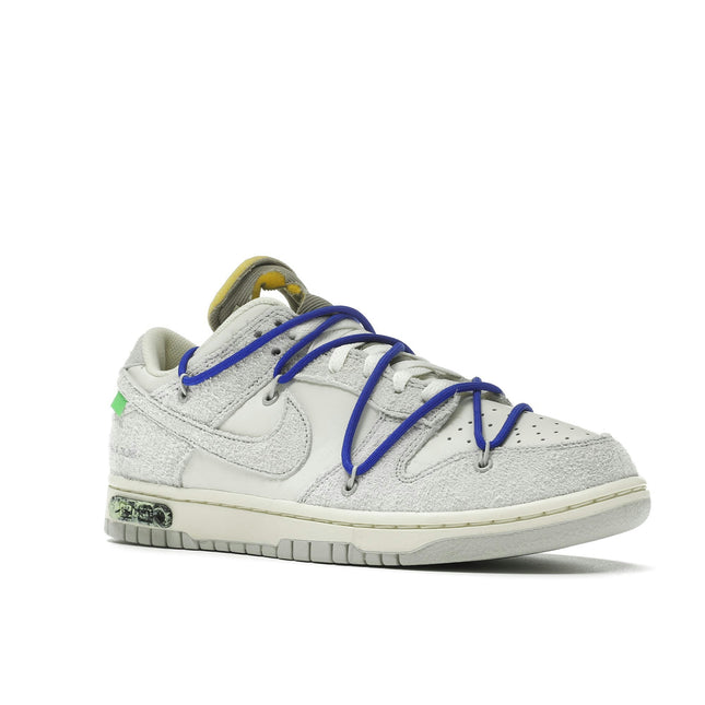 Nike Dunk Low Off-White Lot 32 DJ0950-104, trois-quarts avant extérieur
