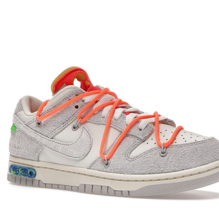 Nike Dunk Low Off-White Lot 31 DJ0950-116, trois-quarts avant extérieur