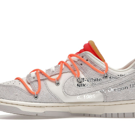 Nike Dunk Low Off-White Lot 31 DJ0950-116, profil intérieur