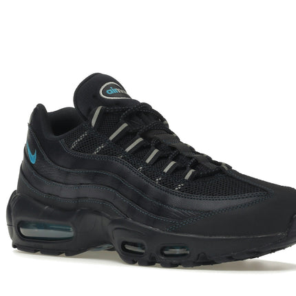 Nike Air Max 95 Essential Obsidian DJ6884-400, trois-quarts avant extérieur