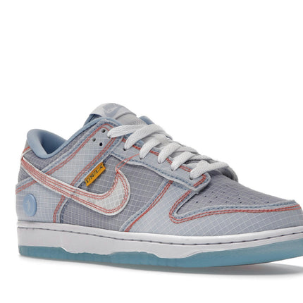 Nike Dunk Low Union LA Passport Pack Argon DJ9649-400, trois-quarts avant extérieur
