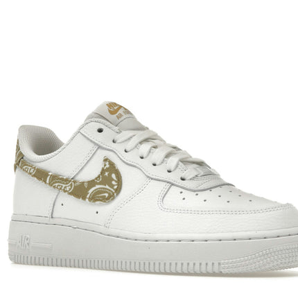Nike Air Force 1 Low White Barely DJ9942-101, trois-quarts avant extérieur