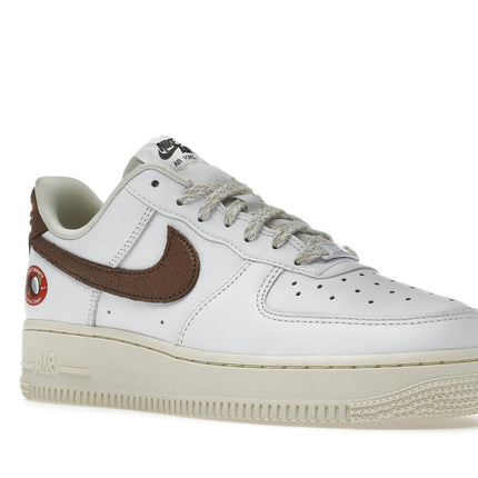 Nike Air Force 1 '07 LX Coconut DJ9943-101, trois-quarts avant extérieur