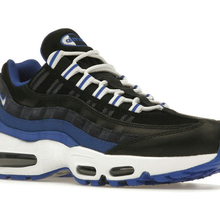 Nike Air Max 95 Black Team Royal DM0011-006, trois-quarts avant extérieur