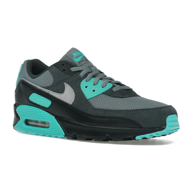 Nike Air Max 90 Cool Grey Dusty Cactus Black Wolf Grey DM0029-013, trois-quarts avant extérieur