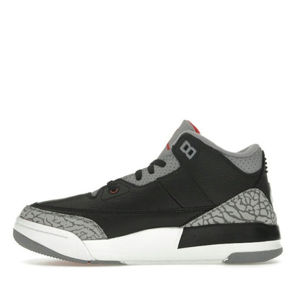 Air Jordan 3 Retro Black Cement (PS) DM0966-010, profil intérieur