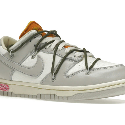 Nike Dunk Low Off-White Lot 22 DM1602-124, trois-quarts avant extérieur
