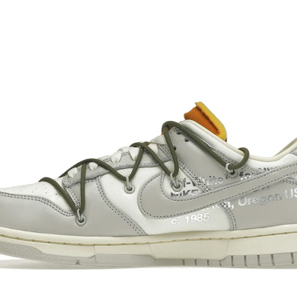 Nike Dunk Low Off-White Lot 22 DM1602-124, profil intérieur