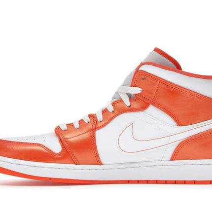 Air Jordan 1 Mid Metallic Orange DM3531-800, profil intérieur