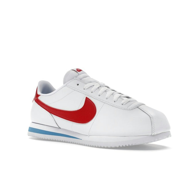 Nike Cortez Forrest Gump (2024) DM4044-108, trois-quarts avant extérieur
