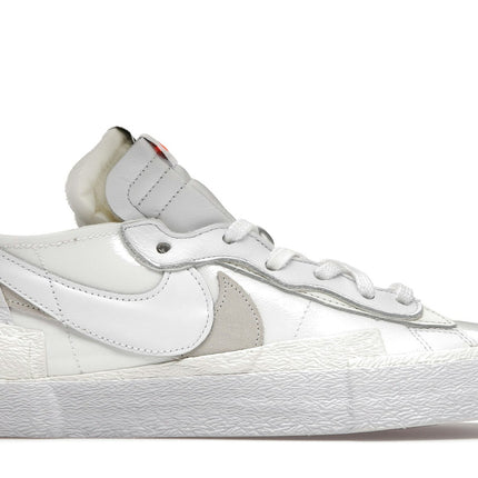 Nike Blazer Low Sacai White Patent Leather DM6443-100, vue principale