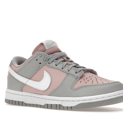Nike Dunk Low Pink Oxford DM8329-600, trois-quarts avant extérieur