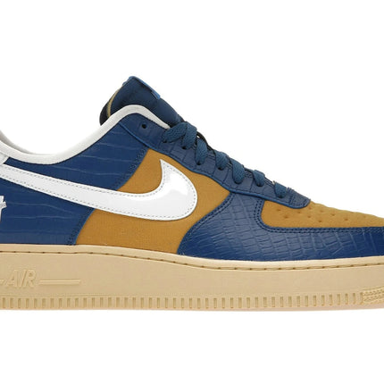 Nike Air Force 1 Low SP Undefeated 5 On It Blue Yellow Croc DM8462-400, vue principale
