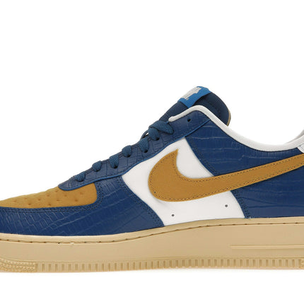 Nike Air Force 1 Low SP Undefeated 5 On It Blue Yellow Croc DM8462-400, profil intérieur