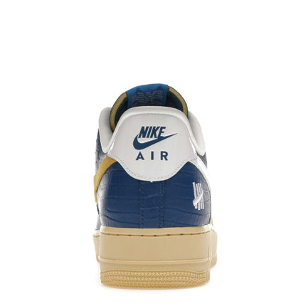 Nike Air Force 1 Low SP Undefeated 5 On It Blue Yellow Croc DM8462-400, arrière