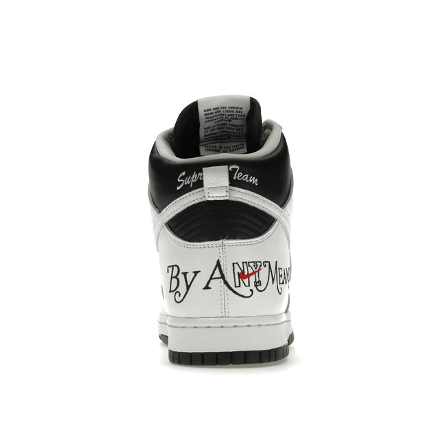 Nike SB Dunk High Supreme By Any Means Black DN3741-002, arrière