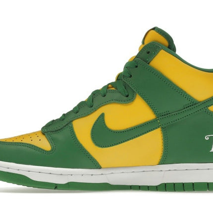 Nike SB Dunk High Supreme By Any Means Brazil DN3741-700, profil intérieur