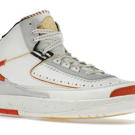 Air Jordan 2 Retro SP Maison Château Rouge DO5254-180, trois-quarts avant extérieur