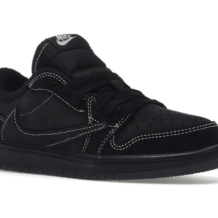 Air Jordan 1 Low SP Travis Scott Black Phantom (PS) DO5442-001, trois-quarts avant extérieur