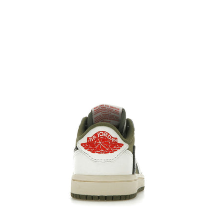 Air Jordan 1 Retro Low OG SP Travis Scott Medium Olive (PS) DO5442-200, arrière