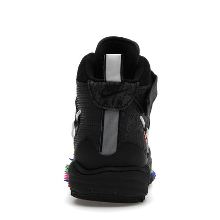 Nike Air Force 1 Mid Off-White Clear Black DO6290-001, arrière