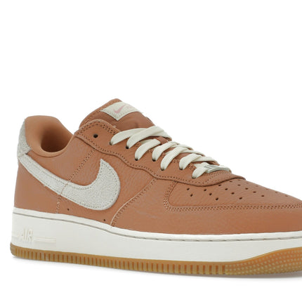 Nike Air Force 1 '07 Craft Light Cognac DO6676-200, trois-quarts avant extérieur