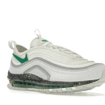 Nike Air Max 97 Terrascape Summit White Malachite DQ3976-100, trois-quarts avant extérieur