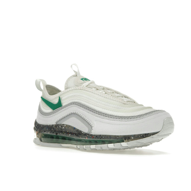 Nike Air Max 97 Terrascape Summit White Malachite DQ3976-100, trois-quarts avant extérieur