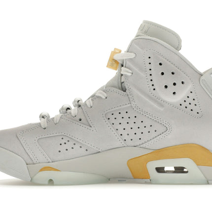 Air Jordan 6 Retro Craft Paris Olympics Pearl DQ4914-074, profil intérieur