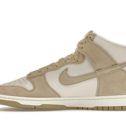Nike Dunk High Tan Suede White DQ7679-001, profil intérieur