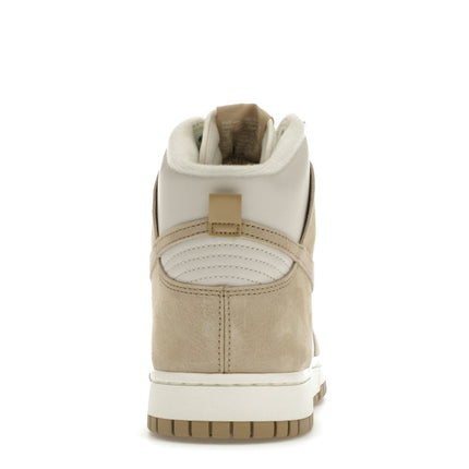Nike Dunk High Tan Suede White DQ7679-001, arrière