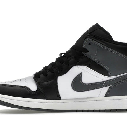 Air Jordan 1 Mid Black White Iron Grey DQ8426-001, profil intérieur
