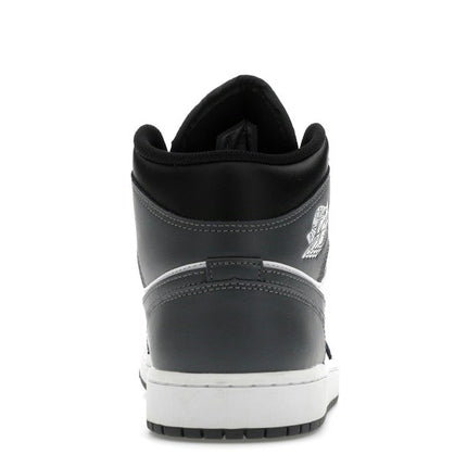 Air Jordan 1 Mid Black White Iron Grey DQ8426-001, arrière