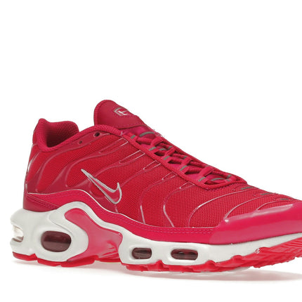 Nike Air Max Plus Hot Pink White DR9886-600, trois-quarts avant extérieur