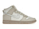 Nike Dunk High Retro PRM Cracked Leather Swoosh DV0822-100, vue principale