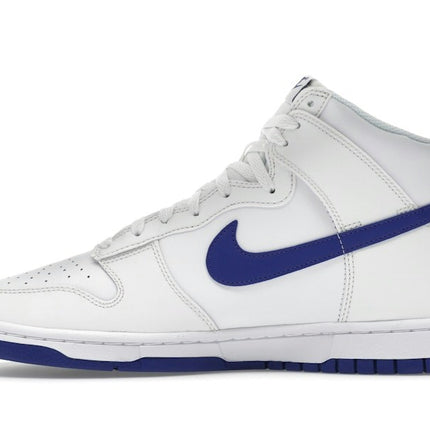 Nike Dunk High White Concord DV0828-101, profil intérieur
