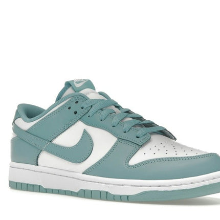 Nike Dunk Low Denim Turquoise DV0833-106, trois-quarts avant extérieur
