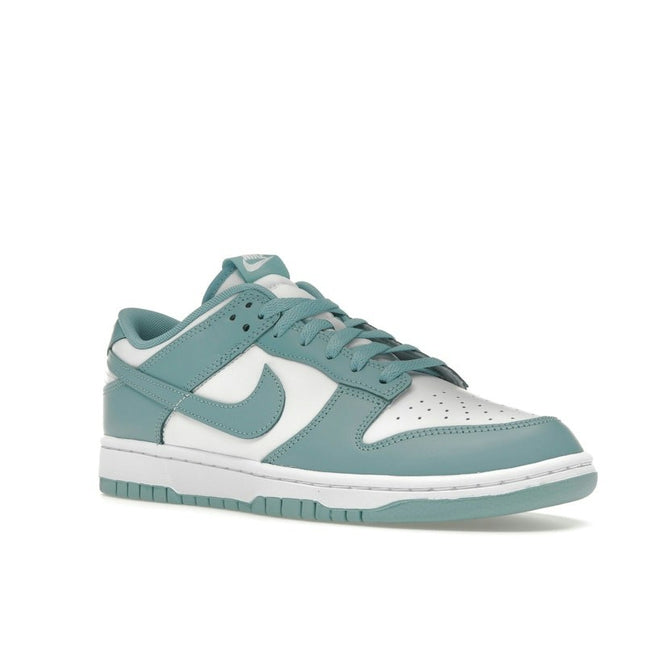 Nike Dunk Low Denim Turquoise DV0833-106, trois-quarts avant extérieur