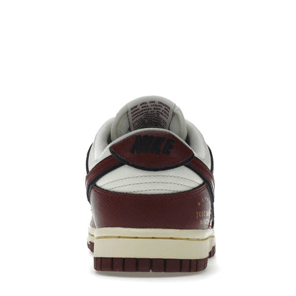 Nike Dunk Low SE Sail Team Red DV1160-101, arrière