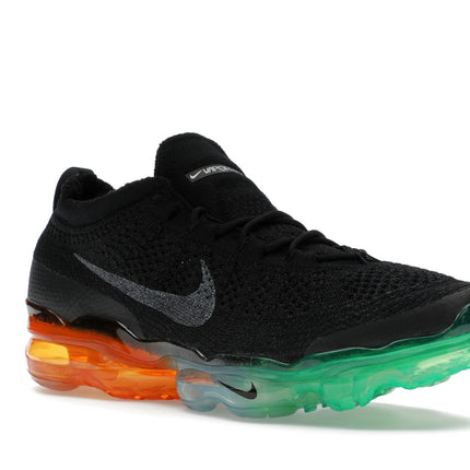 Nike Air VaporMax 2023 Flyknit Black Multi Sole DV1678-014, trois-quarts avant extérieur