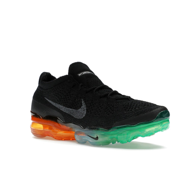 Nike Air VaporMax 2023 Flyknit Black Multi Sole DV1678-014, trois-quarts avant extérieur
