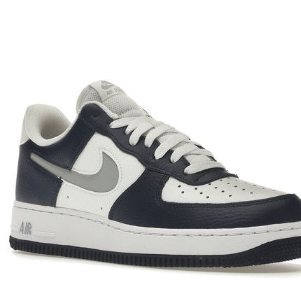 Nike Air Force 1 Low White Navy Grey DV3501-400, trois-quarts avant extérieur