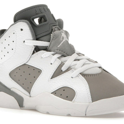 Air Jordan 6 Retro Cool Grey (PS) DV3605-100, trois-quarts avant extérieur
