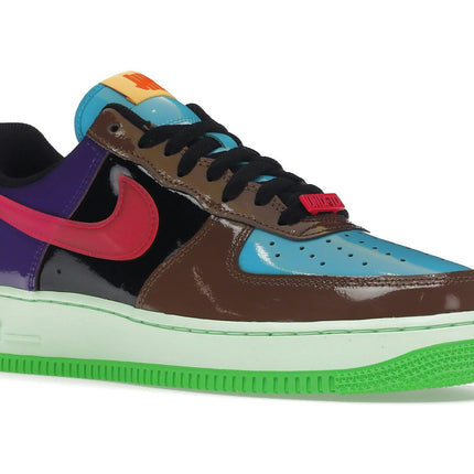 Nike Air Force 1 Low SP Undefeated Multi-Patent Pink Prime DV5255-200, trois-quarts avant extérieur