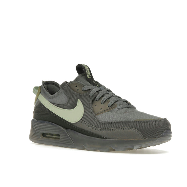 Nike Air Max 90 Terrascape Cool Grey Honeydew DV7413-014, trois-quarts avant extérieur