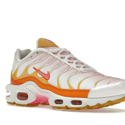 Nike Air Max Plus White Orange Pink DX2673-100, trois-quarts avant extérieur