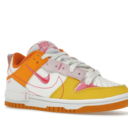 Nike Dunk Low Disrupt 2 Sunrise DX2676-100, trois-quarts avant extérieur