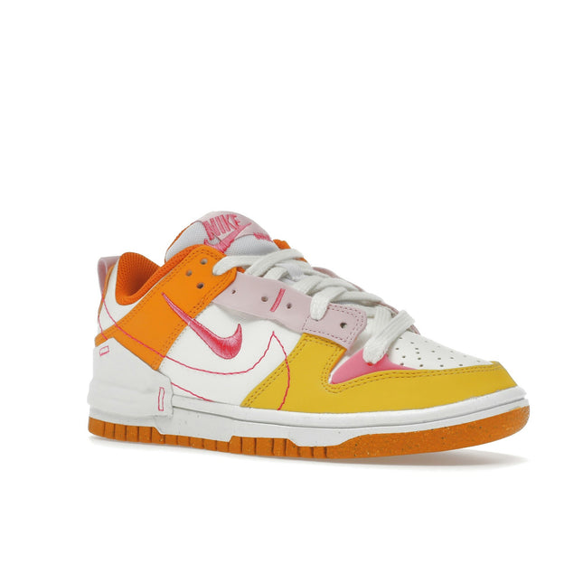 Nike Dunk Low Disrupt 2 Sunrise DX2676-100, trois-quarts avant extérieur