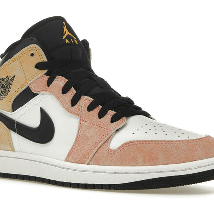 Air Jordan 1 Mid Flight Club DX4332-800, trois-quarts avant extérieur