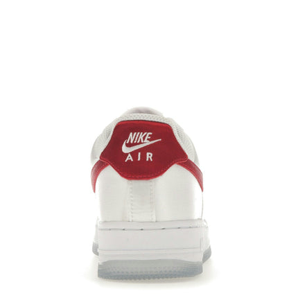 Nike Air Force 1 Low '07 Satin White Varsity Red DX6541-100, arrière